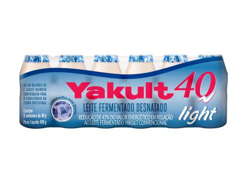 Yakult 40 light completa 1 ano hoje