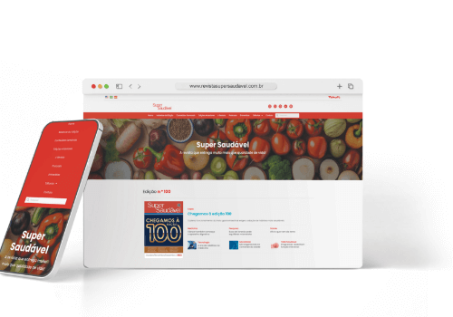 Revista Super Saudável ganha site exclusivo