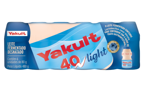 Yakult 40 light completa 10 anos